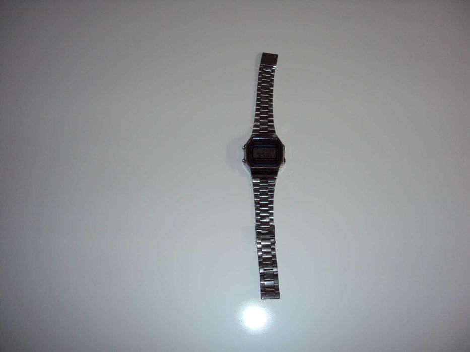 ceas CASIO A168 brătară originală inox