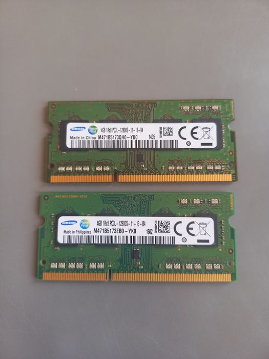 RAM памет 4GB DDR3L 1600MHz Sаmsung SO-DIMM(за лаптоп)