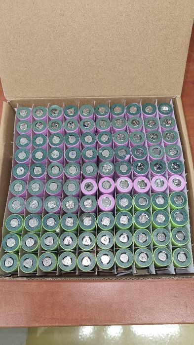 100 buc. acumulatori 18650,  2500mA stare buna, 10Ah descarcare