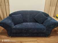 Set canapele 3,2,1 albastre
