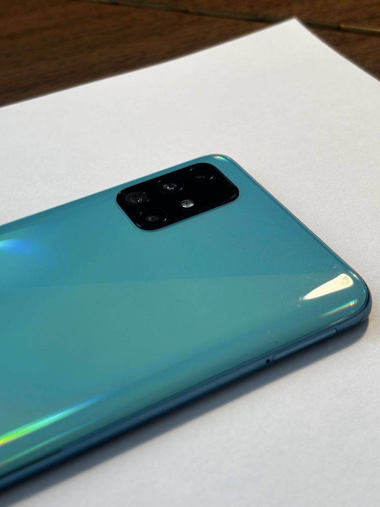 Samsung Galaxy A51, 128GB, Синьо- зелен