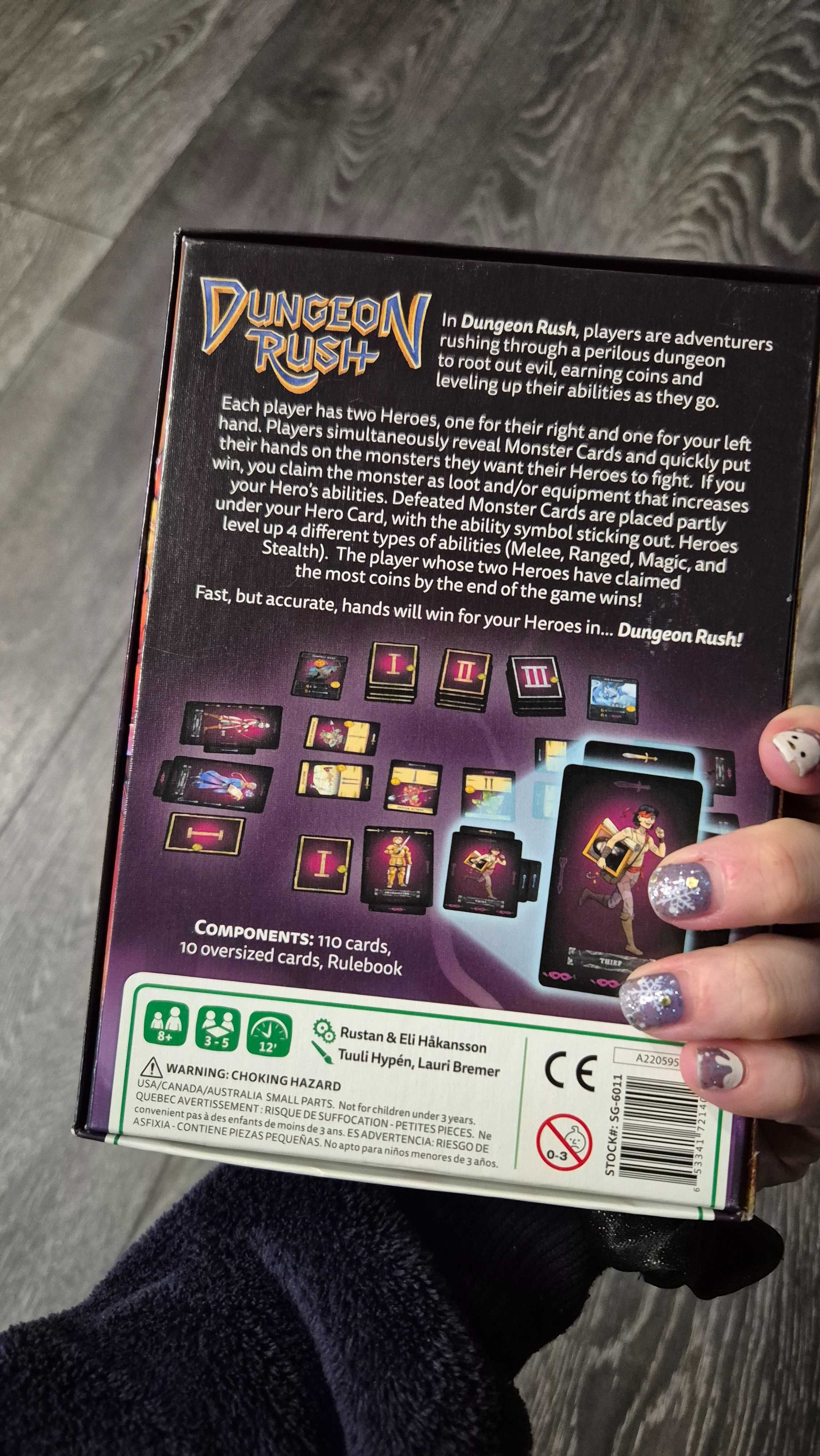 Настолна игра Dungeon Rush - семейна бордова игра