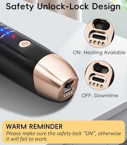 Нов Електрически гребен за брада – Бързо оформяне и изправяне мъже