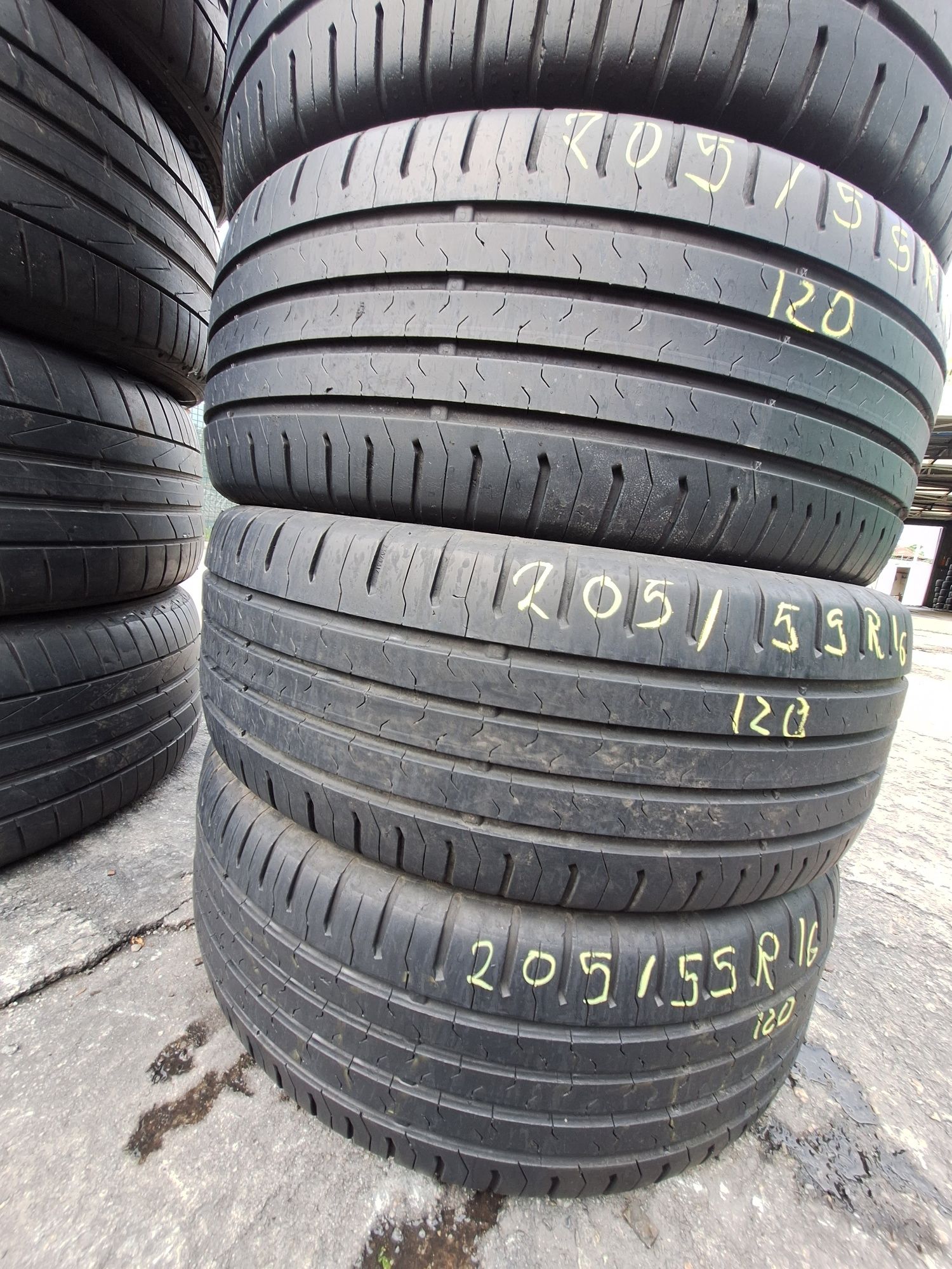 2, 4  anvelope vara 205/55r16 Continental      Montaj Gratuit