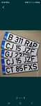 Numere auto ornamentale personalizate