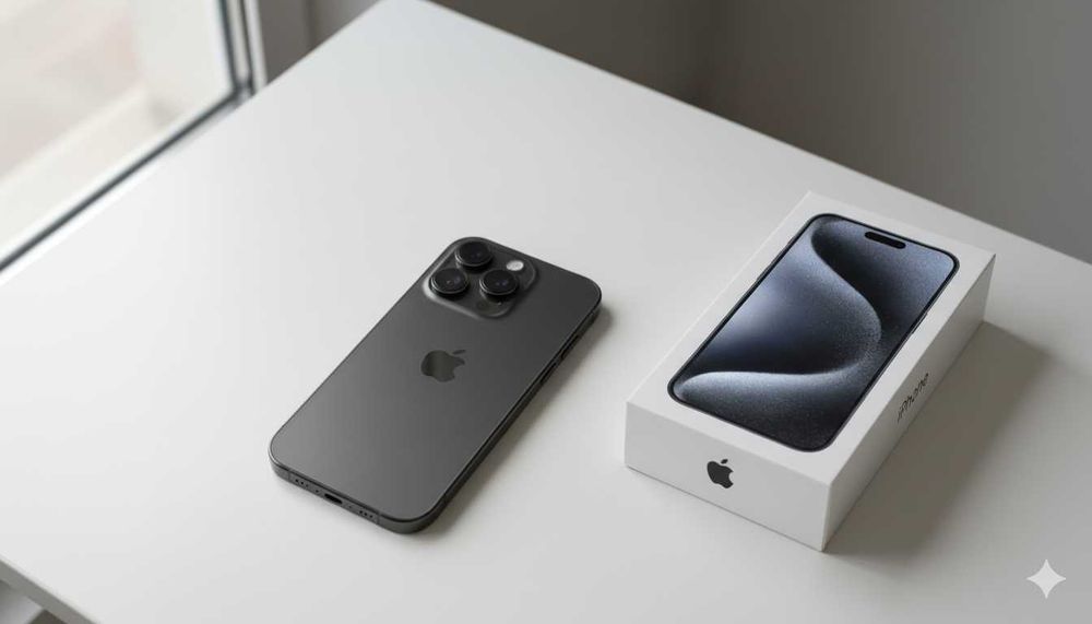 iPhone 15 Black 128GB – Nou, cu garanție 1 an Apple + 2 ani comerciant