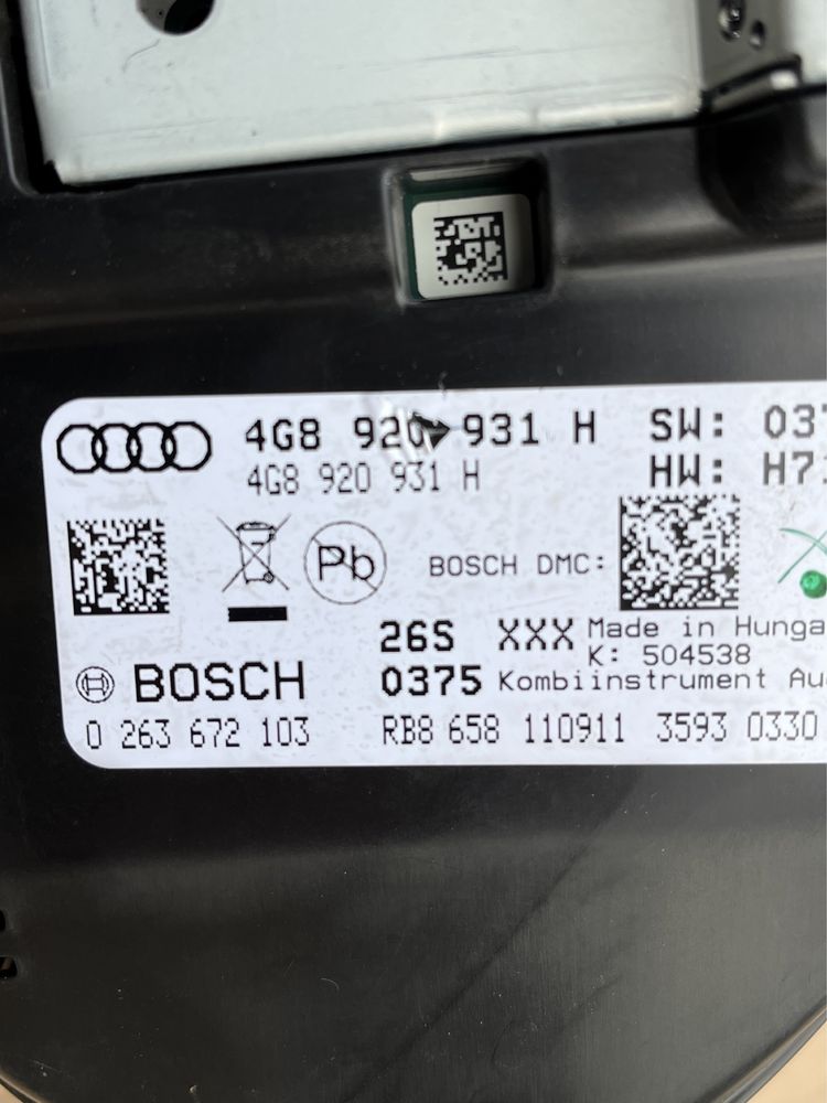 Ceasuri bord ACC Audi A6 / A7