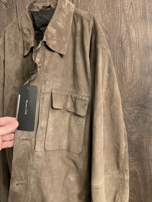 geaca piele Massimo Dutti