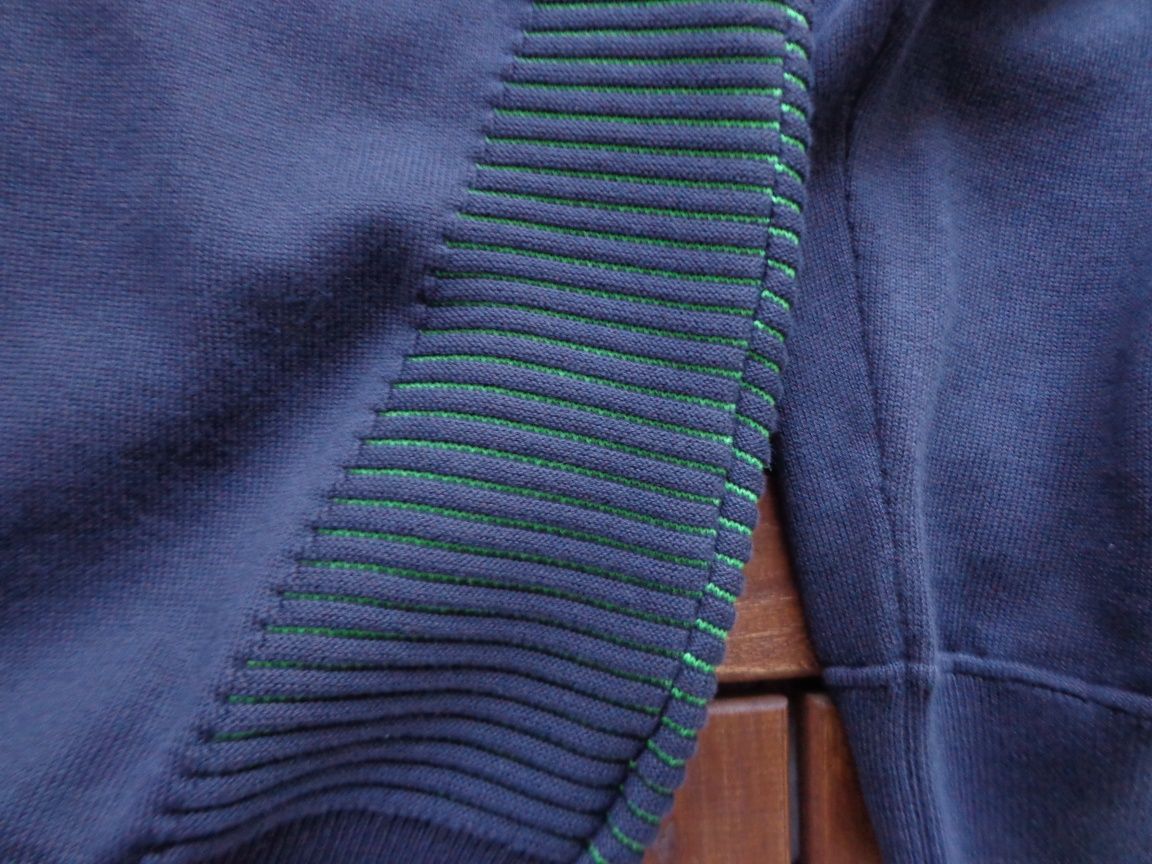 Мъжки пуловер BOSS Green Organic Cotton Zandi Half Zip