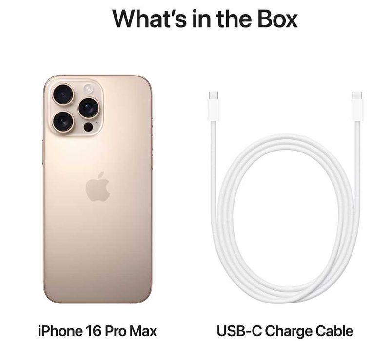 APPLE iPhone 16 Pro Max 5G, 256GB, Desert Titanium , Sigilat