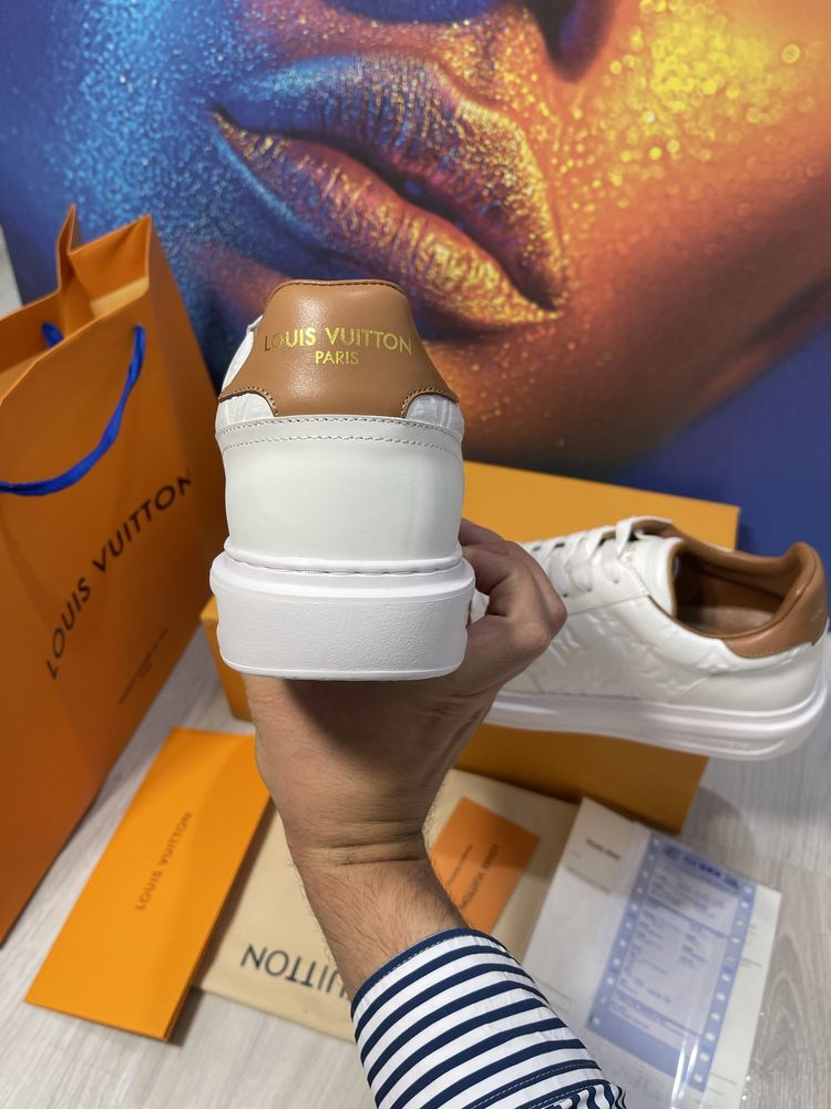 Adidasi Louis Vuitton piele naturala 100% Full Box Premium