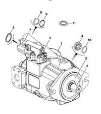 Pompa hidraulica JCB 19C-1 16C 18Z 400/N7144 Noua