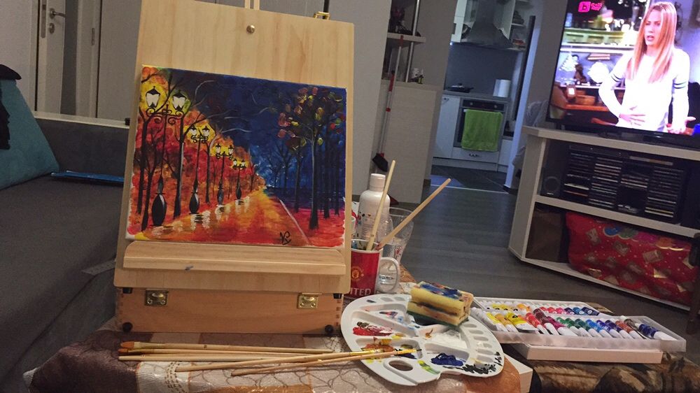 Картина акрил и масло