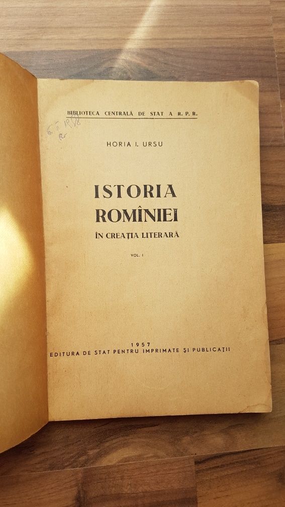 Istoria Romaniei in creatia literara