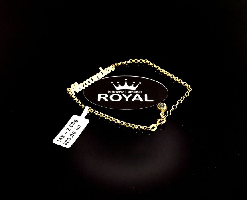 Bijuteria Royal bratara din aur 14k 2.53 gr