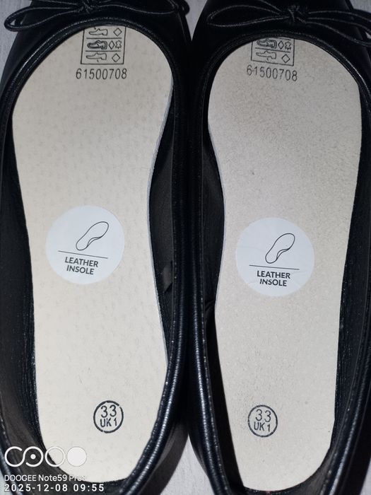 Черни обувки балеринки