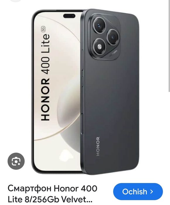 Honor 400 lite yangi telefon