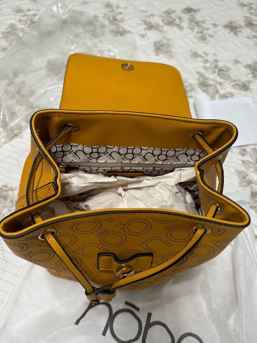 Раница Nobo, цвят горчица