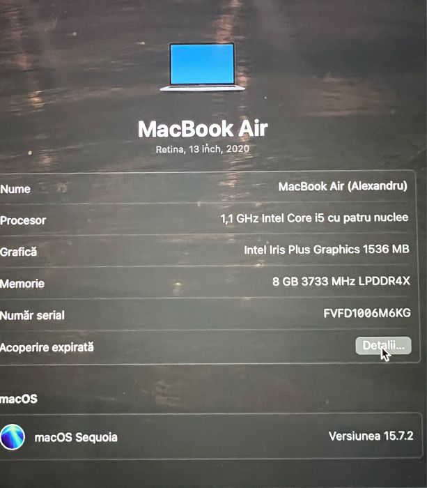 MacBook Air 13' 2020 i5 512GB