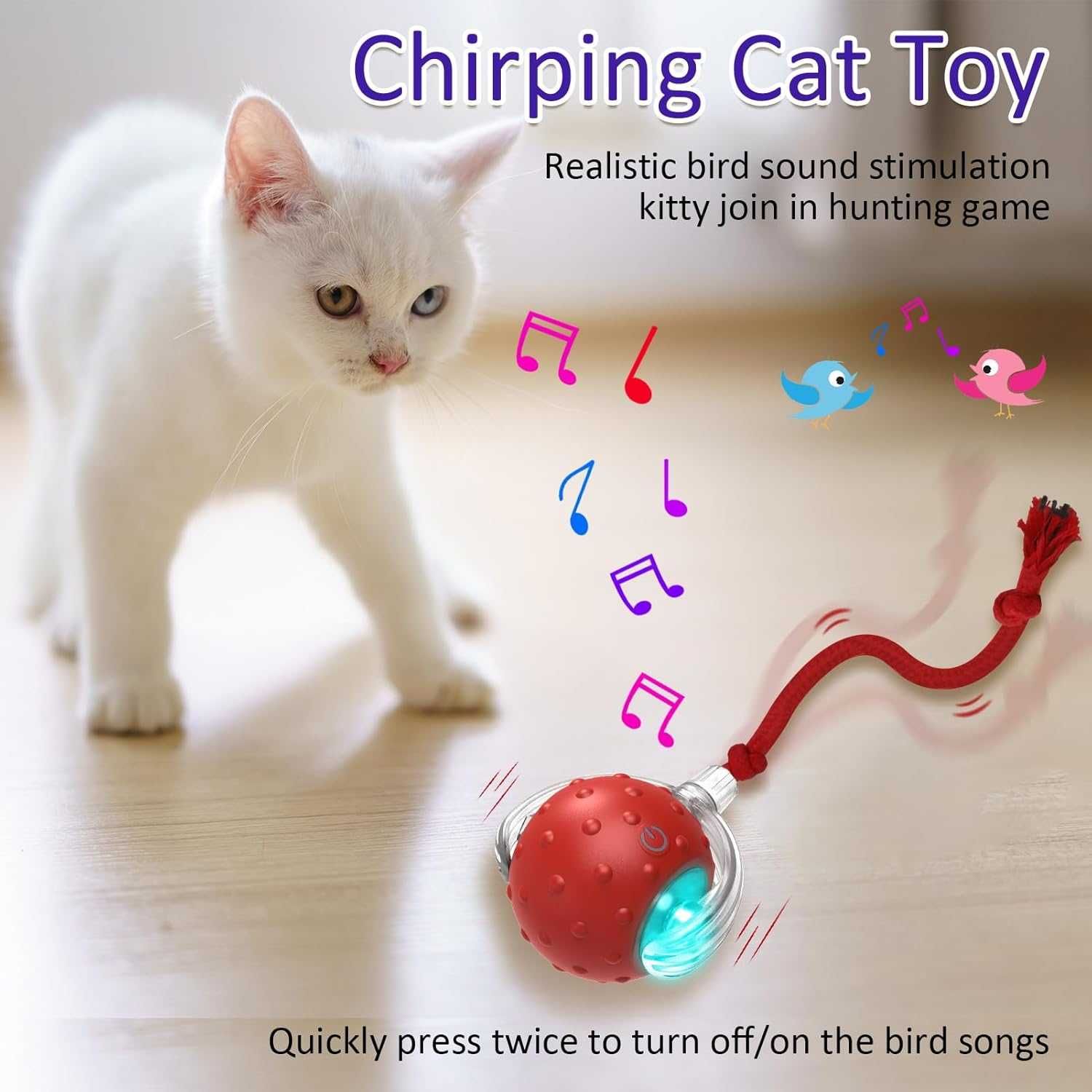 Alikofo Интерактивни играчки за котки Топка