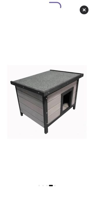 Casuta din lemn pentru caini si pisici 57x44