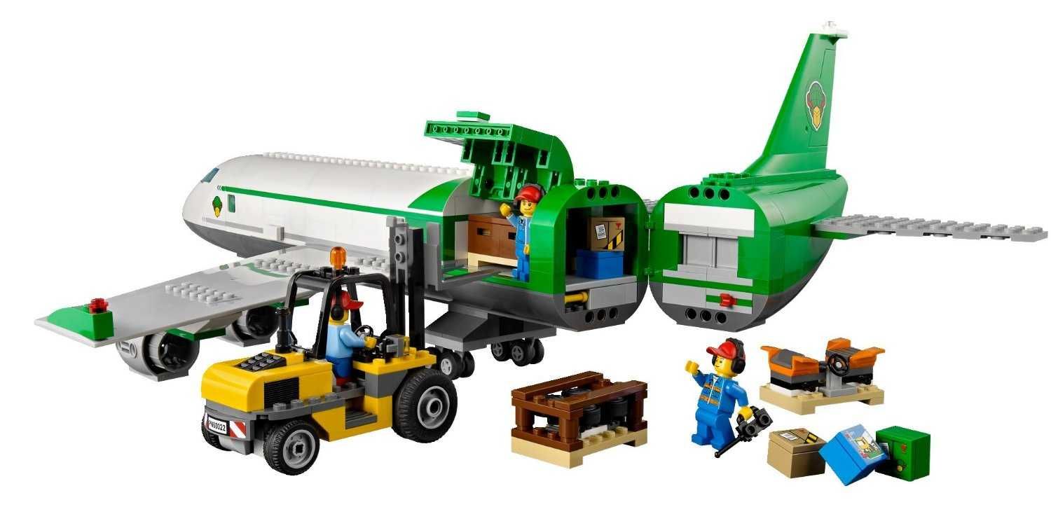 NOU TIP lego CITY Avion cargo Terminal de marfa 60022