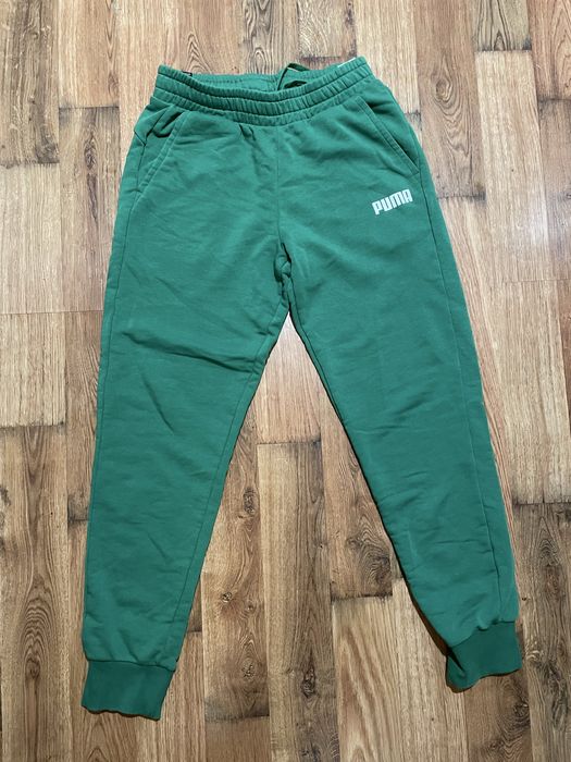 Puma deep green joggers