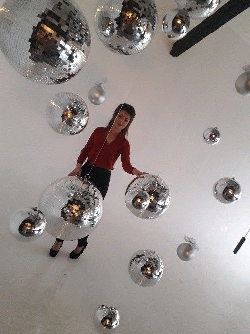 светомузыка . Зеркальный диско шар дискошар