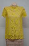 Top dantela SLYO1O galben marimea  36
