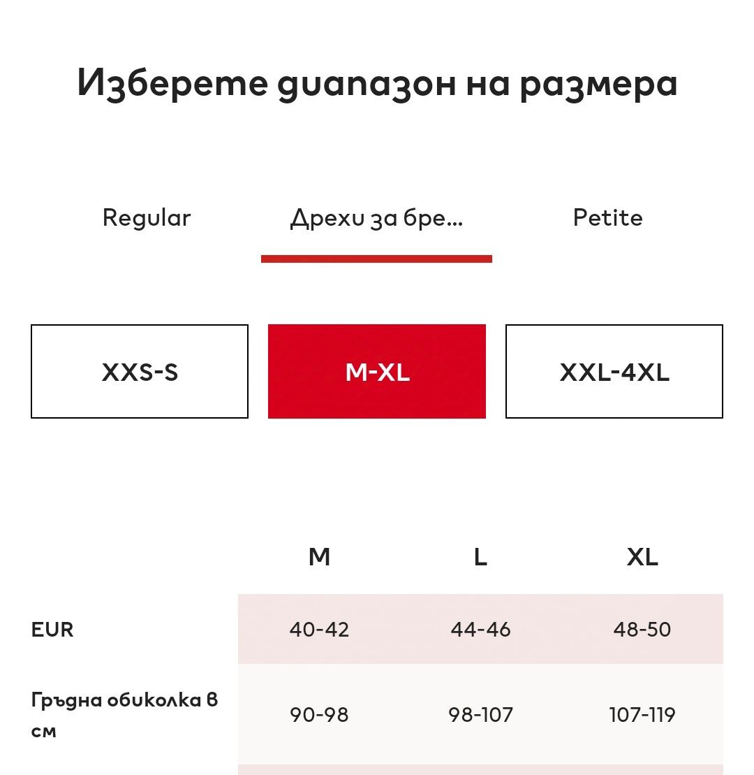 Потник+сутиени за кърмене H&M,LCW и Esmara - L-XL-2XL