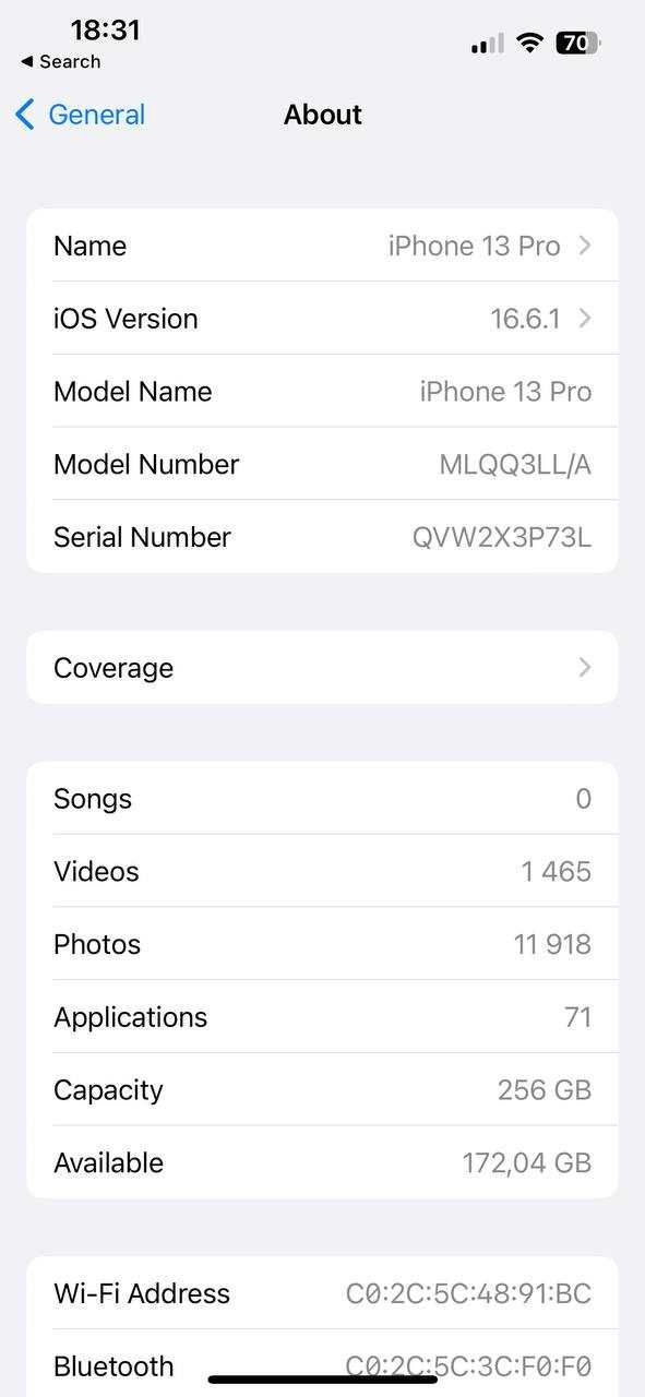 iPhone 13 Pro 256 GB Blue 89% емкость