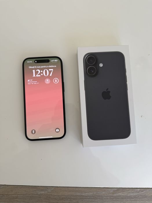 Iphone 16 negru 128gb procent baterie 100% garantie
