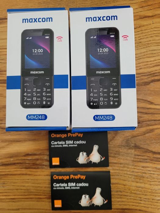 Vand telefon NOU, cu butoane, Maxcom