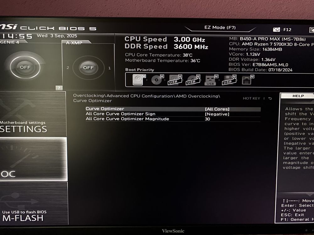 Combo Ryzen 7 5700x3D 16gb 3600MHz +Гаранция