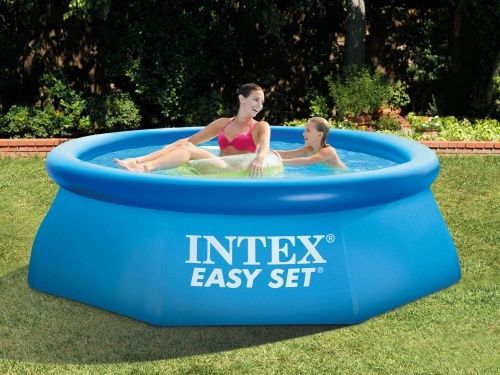 intex Надувной бассейн круглый Easy Set 244×76