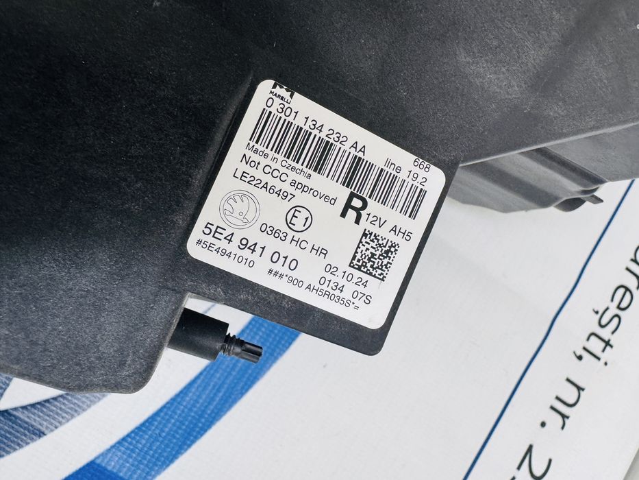 Far dreapta led Skoda Octavia 4 facelift cod 5E4941010