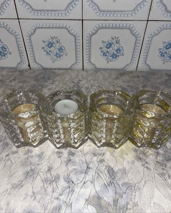 Lumanare/sticla/decoratiune