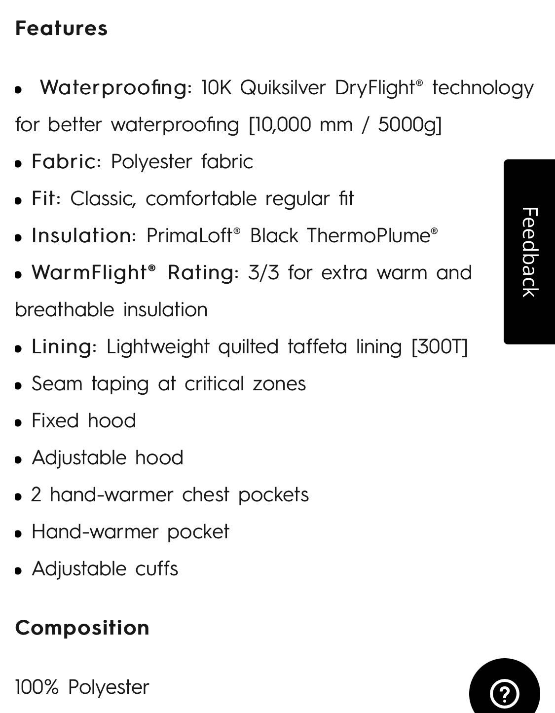 НОВО Quiksilver Barrington Hooded Waterproof Puffer Jacket мъжко яке
