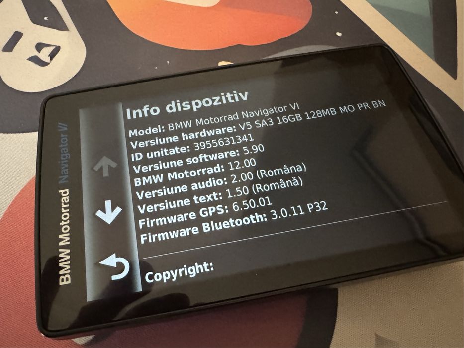GPS Motocicleta Motorrad Navigator 6 VI - actualizari lifetime