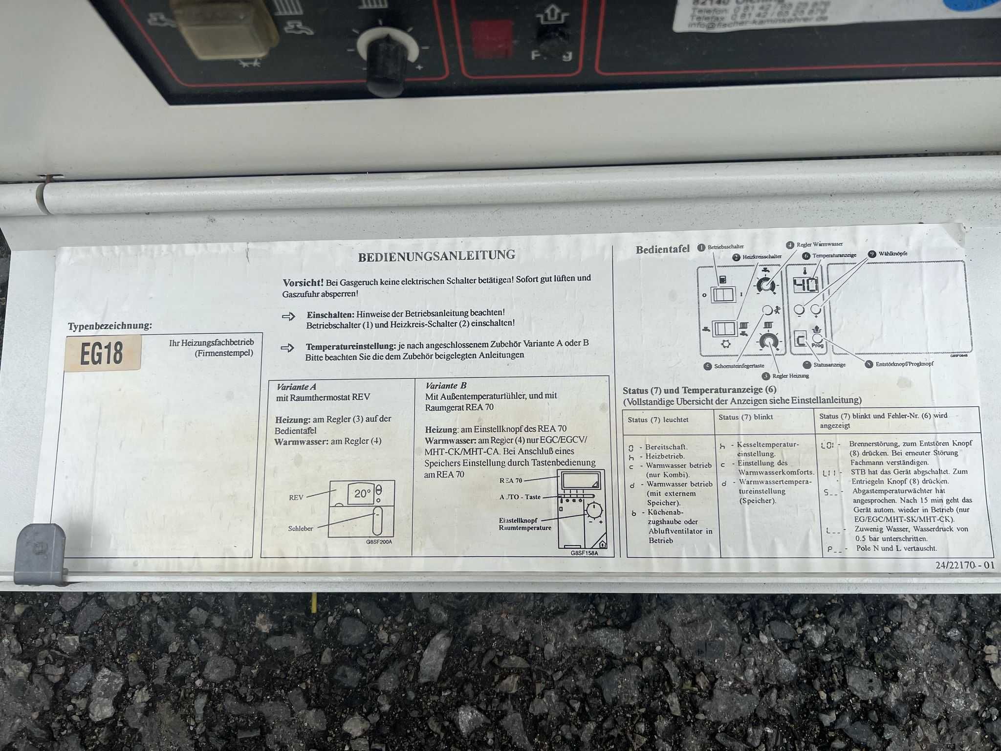 Centrala Brotje 18kW