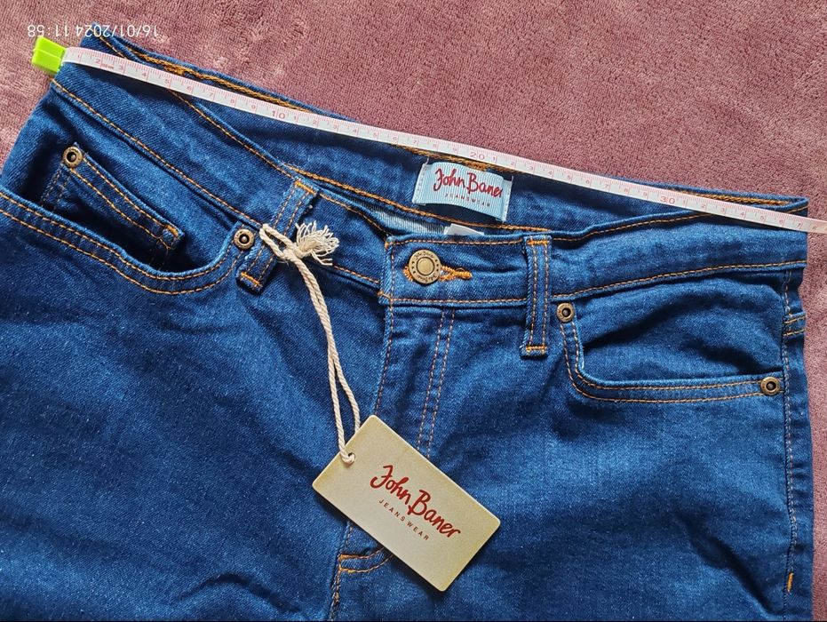 Blugi noi- dama bonprix mărimea L  - 40