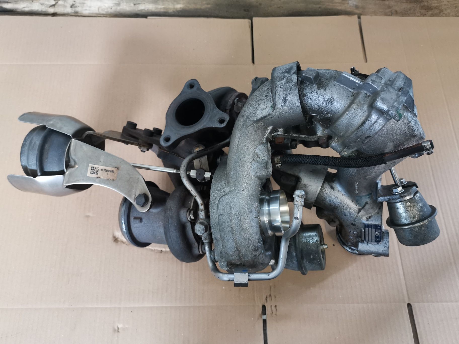 Turbina biturbo Mercedes euro 5 motor 651 204cp