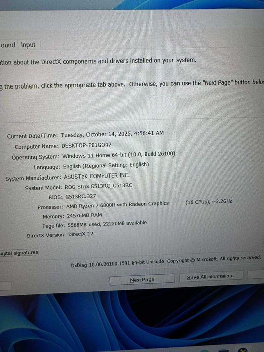ASUS ROG Strix G513 SSD 512 GB /24 Ram
