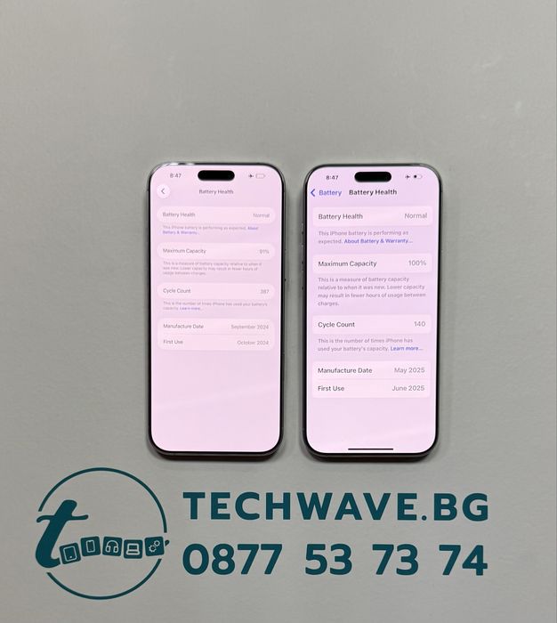 Apple iPhone 16 Pro Max 2бр. 512/256GB White Titanium