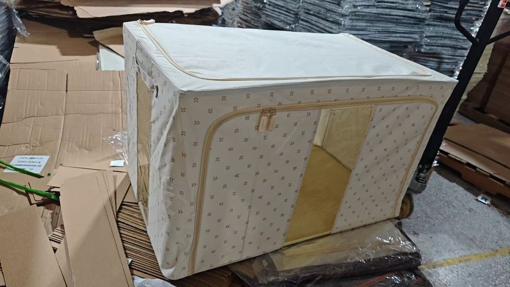 Контейнер для хранения одежды с жёстикм каркасом 3 цвета