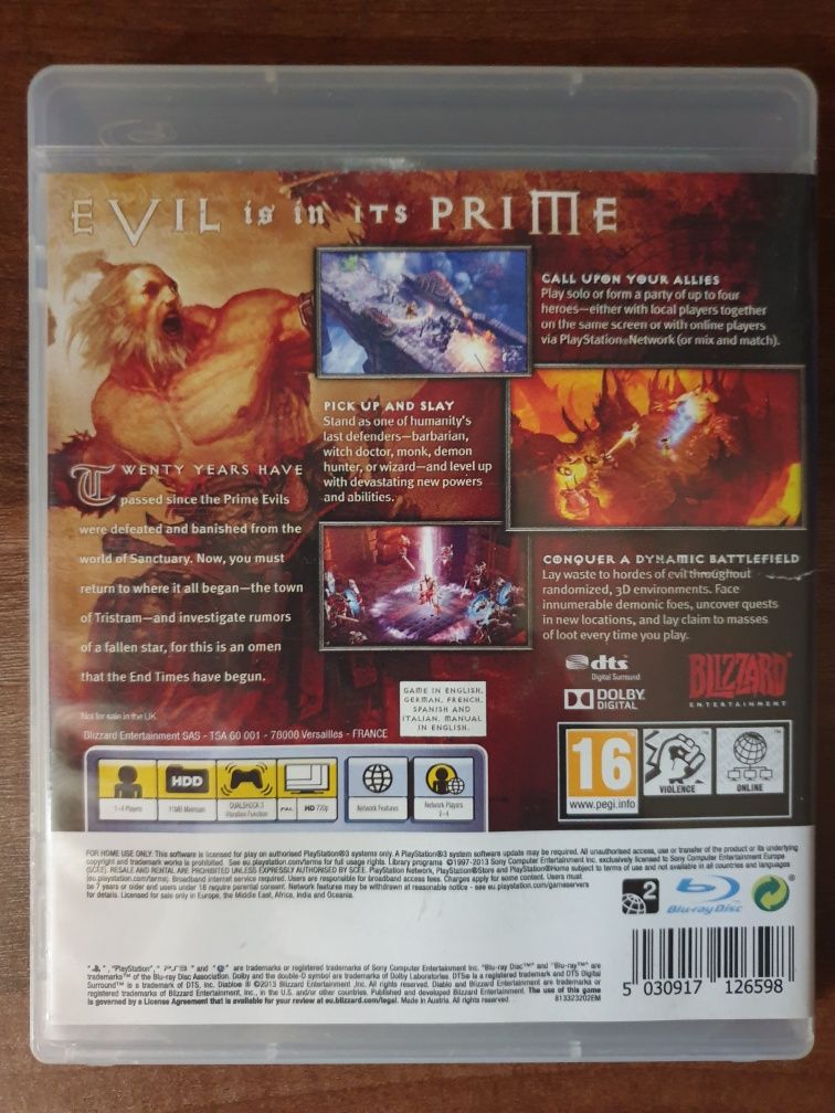 Diablo 3 PS3/Playstation 3