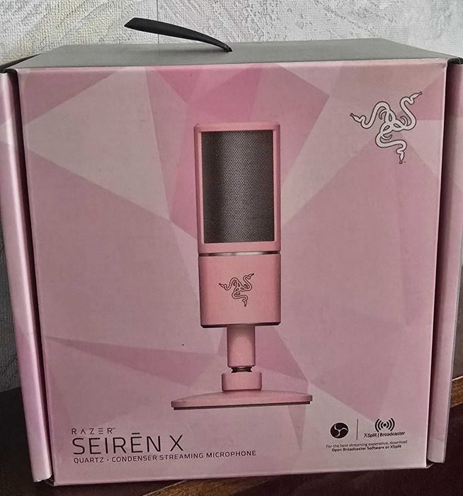 Микрофон Razer Seirеn X - Quartz, розов