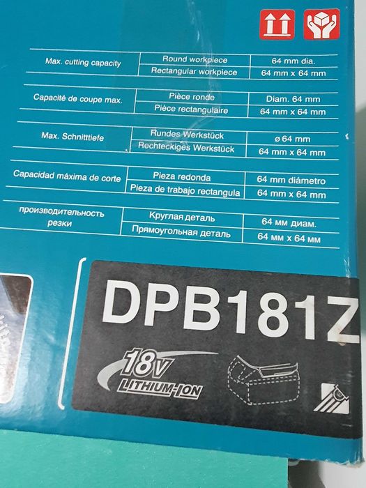 Fierastrau cu banda LXT 18V, 835 mm, fara acumulatori - DPB181Z