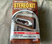 Scosche Stereo Kit GM1503W cu finisaj woodgrain GM 1982-2002