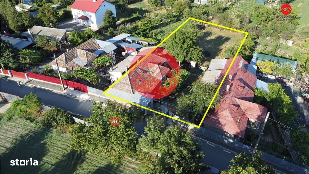 Casa 4 camere, teren 1081 mp, Niculitel, acces asfaltat